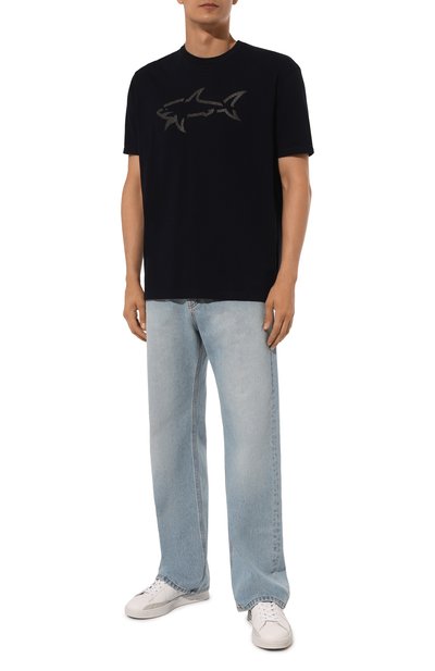 Хлопковая футболка PAUL&SHARK, арт. 14311653/050, фото 2