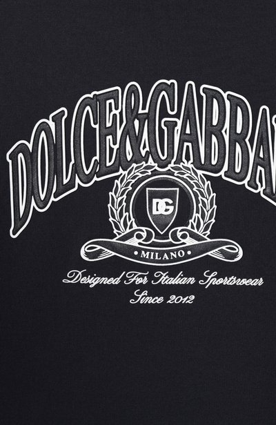 Хлопковая футболка DOLCE & GABBANA, арт. L4JTHV/G7P8B_001, фото 3