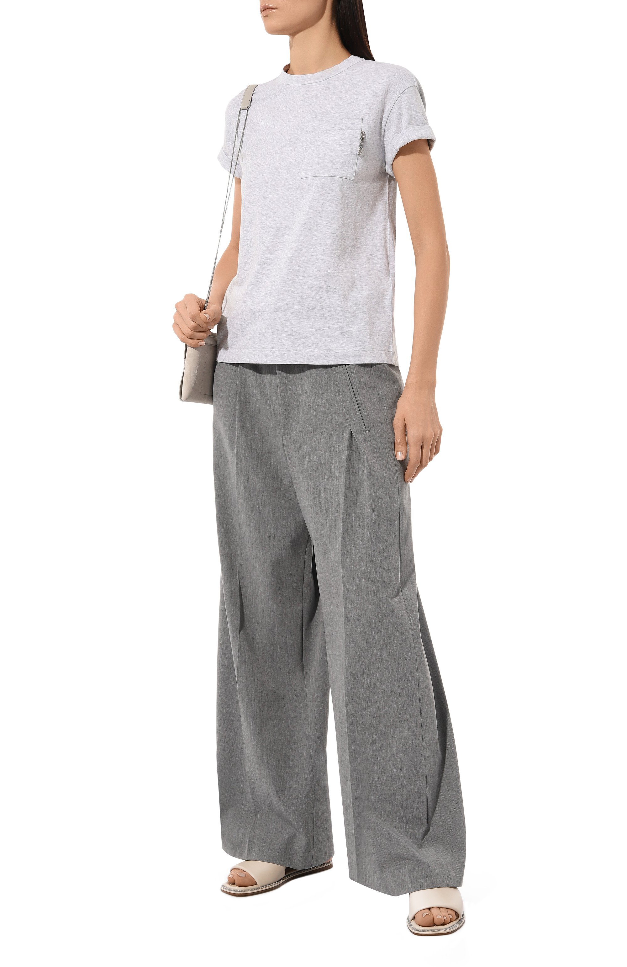 Кожаные шлепанцы BRUNELLO CUCINELLI, арт. MZCWCB1358, фото 2