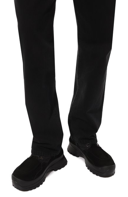 ☆DeadStockBlue Комбинированные ботинки D-Hiko Bt X Diesel цвет черный