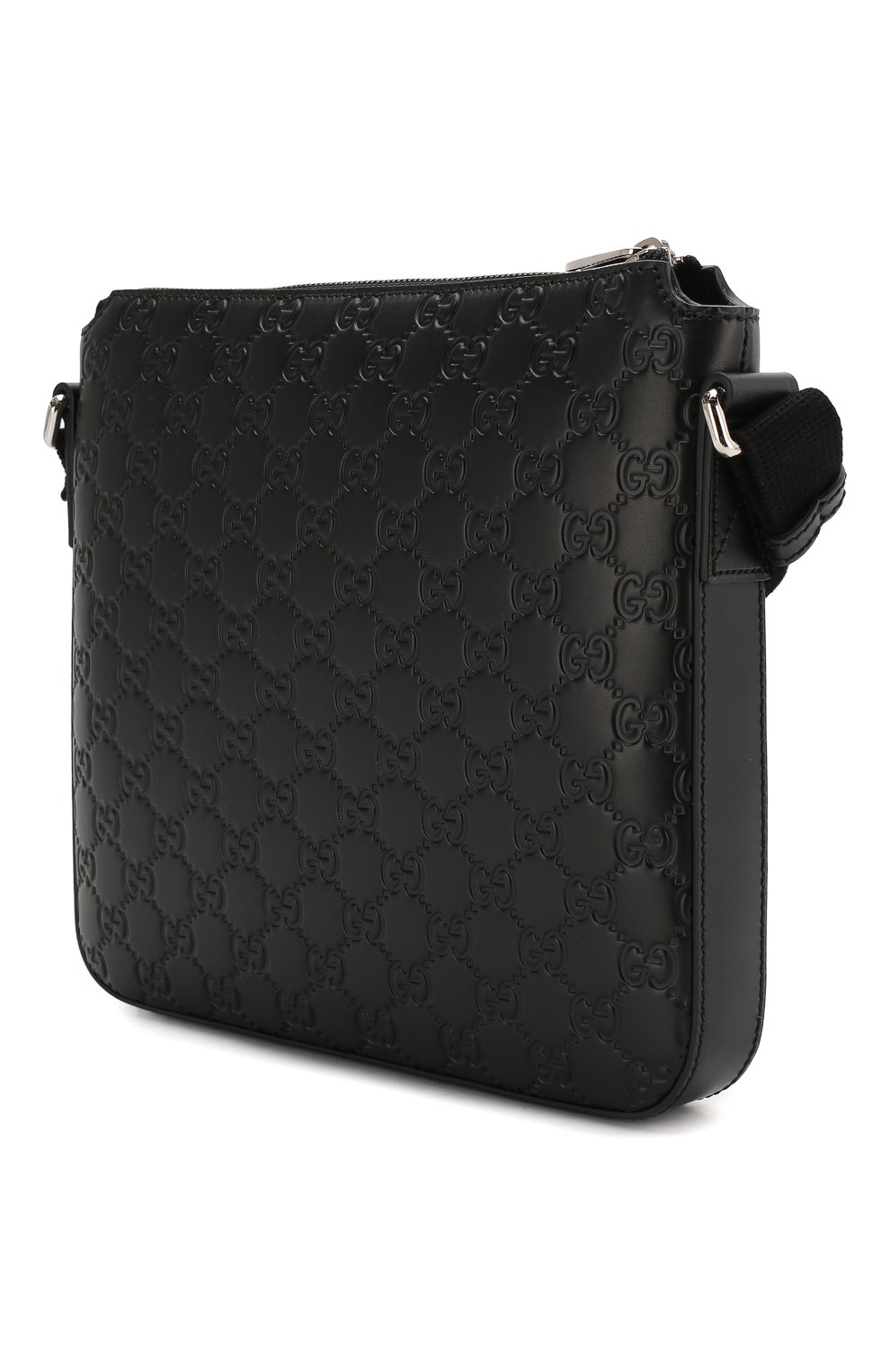 Кожаная сумка signature GUCCI, арт. 406410/CWCBN, фото 3