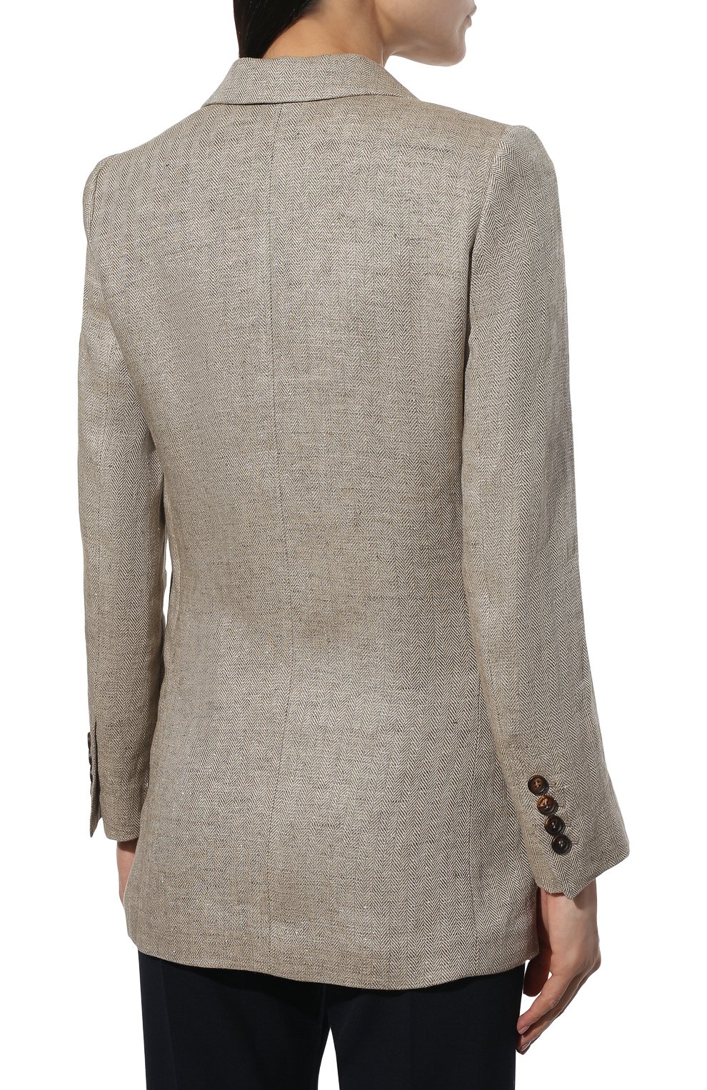 Льняной жакет BRUNELLO CUCINELLI, арт. MH5942200, фото 4