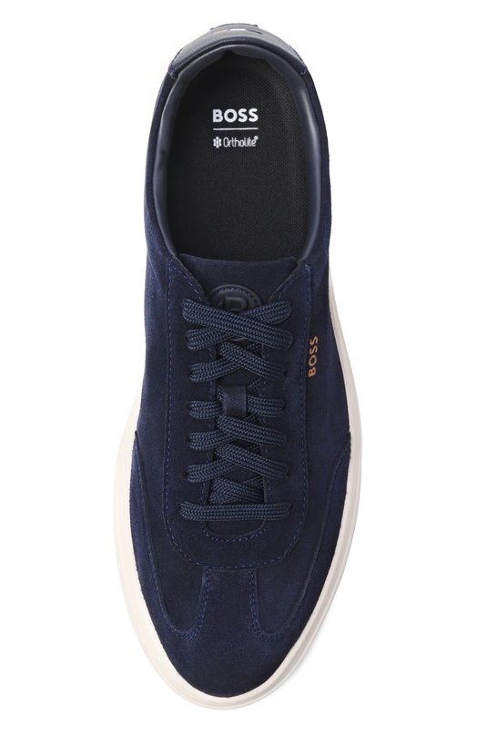 Замшевые кеды Kieran BOSS 50554611 Синий  50554611 Фото 6