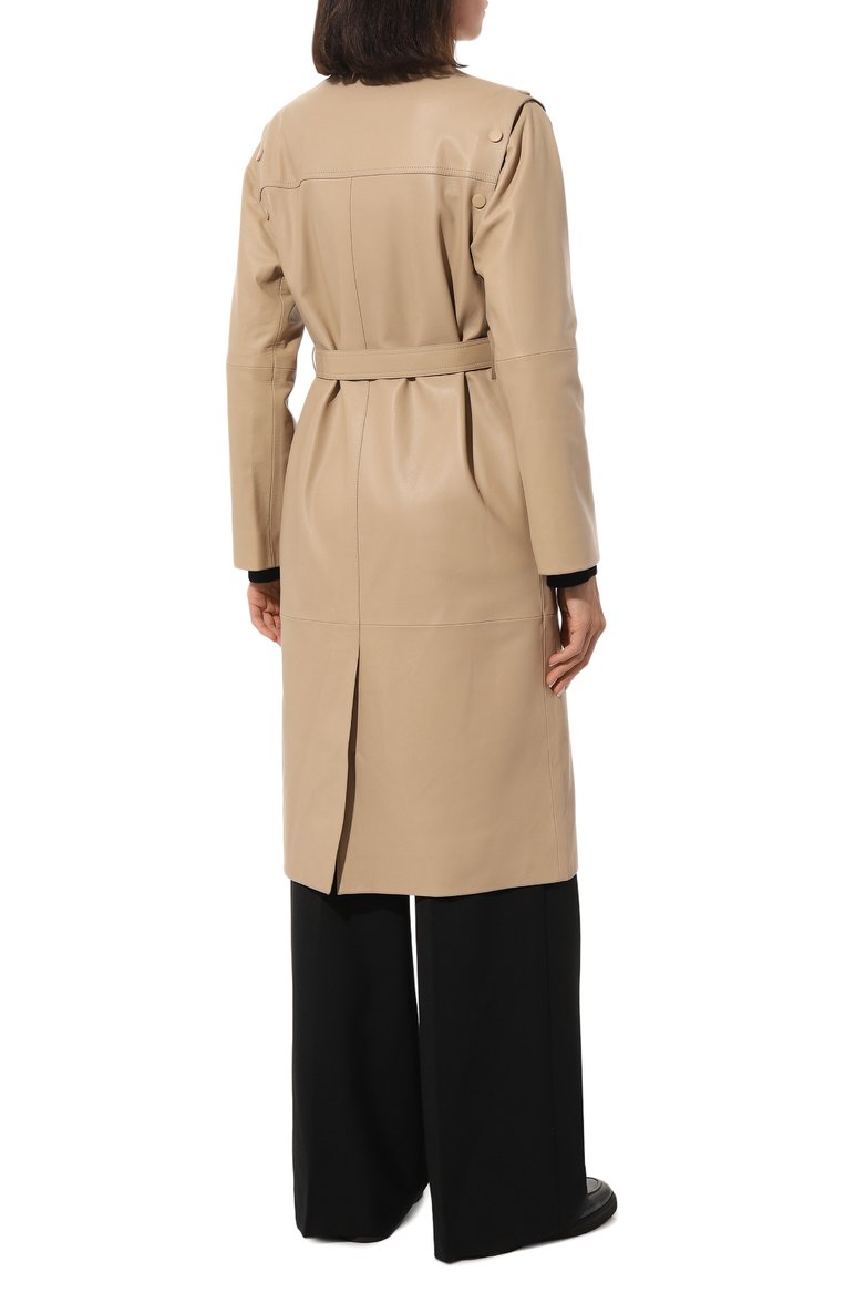 Кожаный плащ YVES SALOMON, арт. 23EYG22011APXX_SET, фото 4