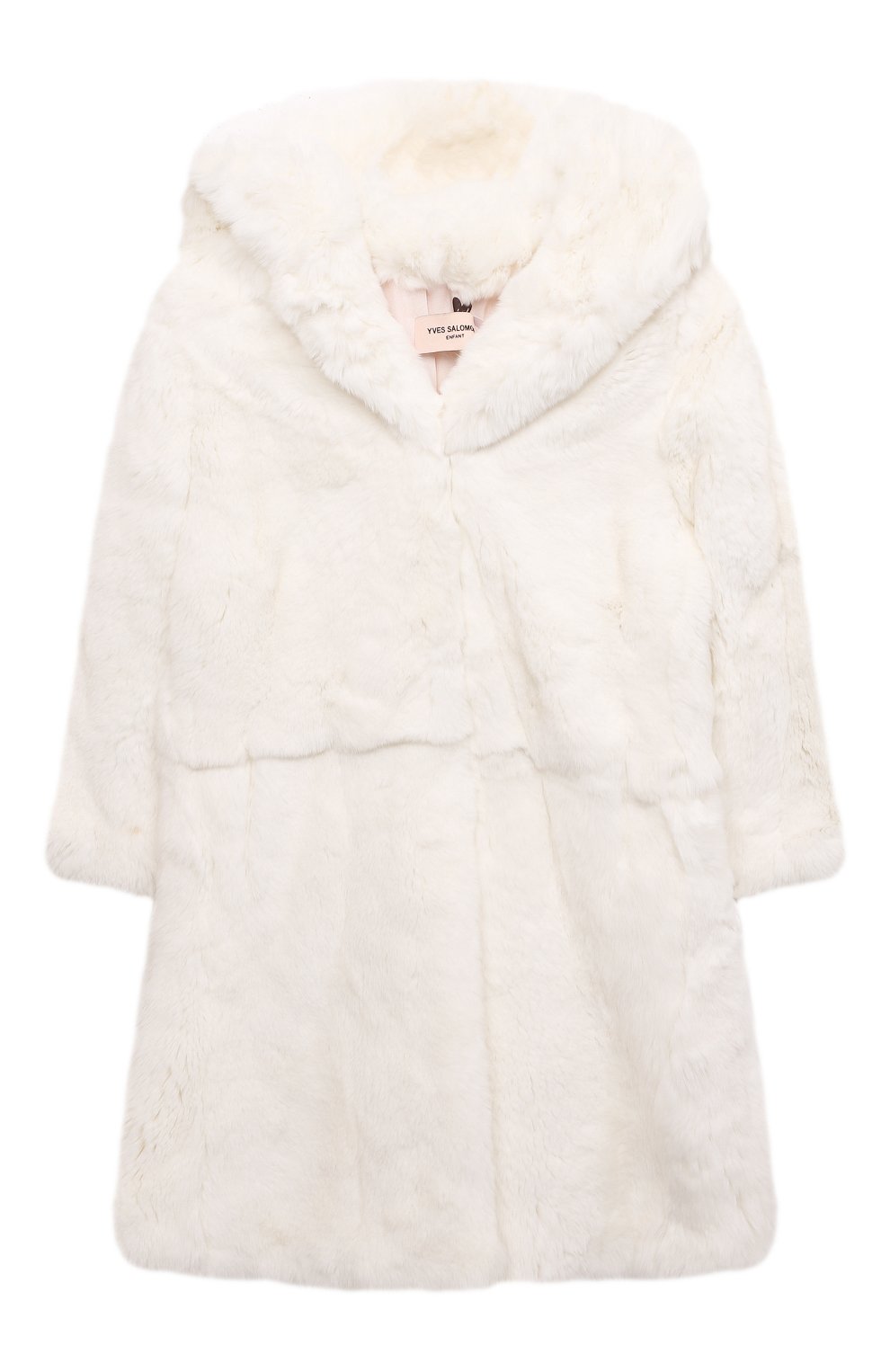 Шуба из кролика YVES SALOMON ENFANT, арт. 22WEM90168REXX, фото 1