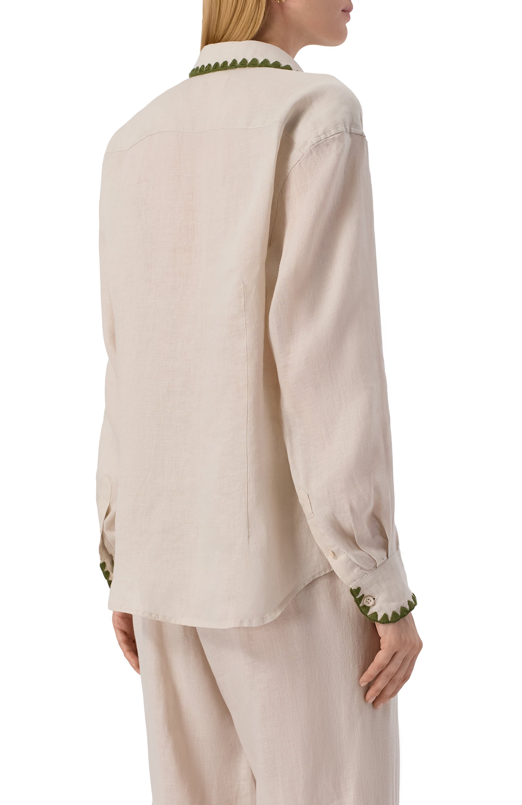 Льняная рубашка MC2 SAINT BARTH, арт. STBW MEREDITH/06874H, фото 4