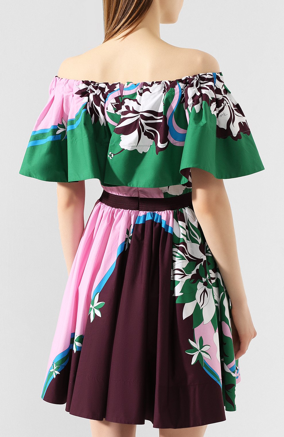Хлопковое платье EMILIO PUCCI, арт. 0ERG45/0E862, фото 4