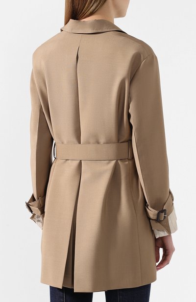Шерстяной жакет PRADA бежевого цвета по цене 255000 руб., арт. P659MH-G54-F0065, фото 4 Шерстяной жакет PRADA, арт. P659MH-G54-F0065, фото 4