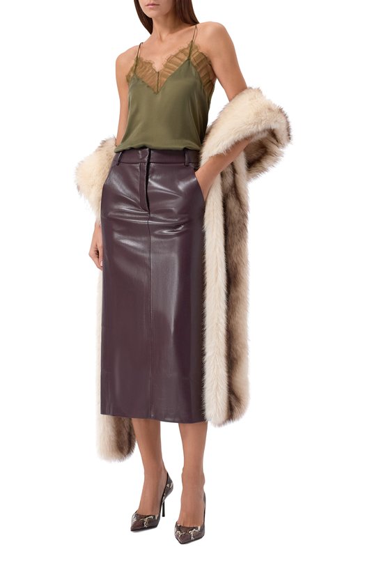 Шарф из искусственного меха Flashin FF26FSFTE Бежевый  FF26FSFTE Фото 2