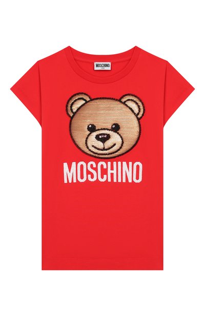 Хлопковая футболка MOSCHINO, арт. HAM02V/LBA10/4A-8A, фото 1