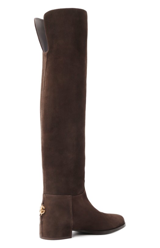 Замшевые сапоги Day Classic 20 Dolce & Gabbana CU1217/A1275 Коричневый  CU1217/A1275 Фото 5