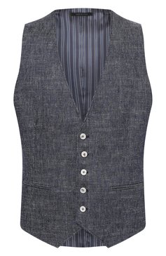 Жилет изо льна и хлопка GIORGIO ARMANI, арт. 1SGGK020/T02CB, фото 1