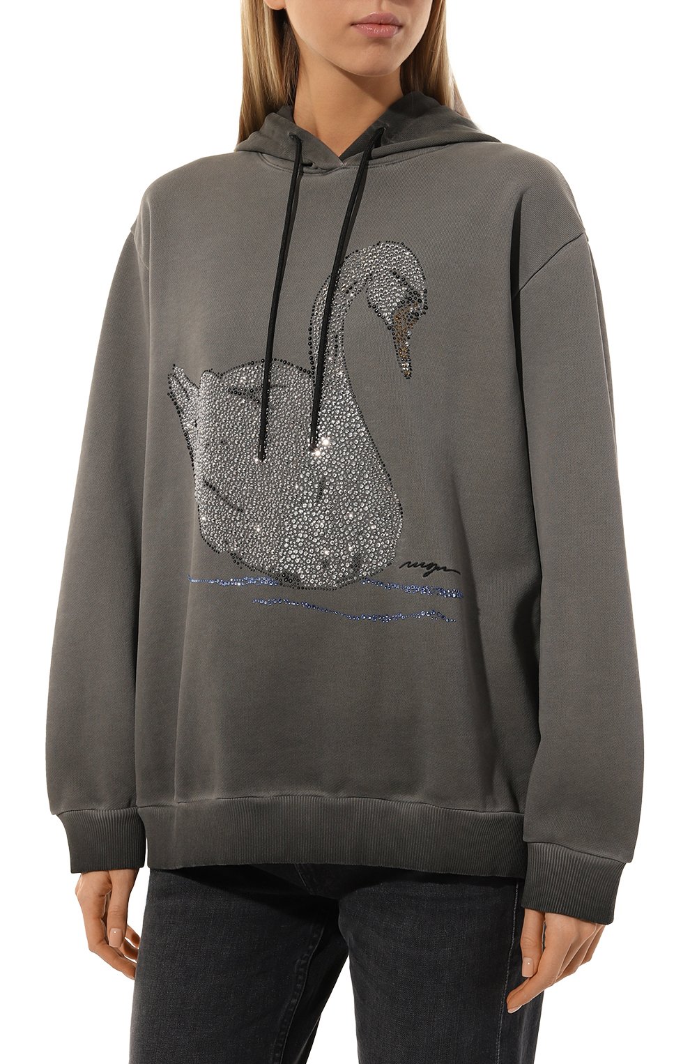 Хлопковое худи MSGM, арт. 3742MDM87/247587, фото 3