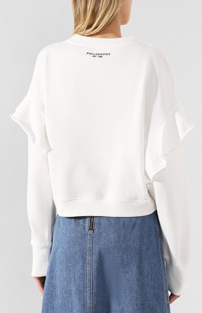 Хлопковый свитшот PHILOSOPHY DI LORENZO SERAFINI, арт. A1705/747, фото 4