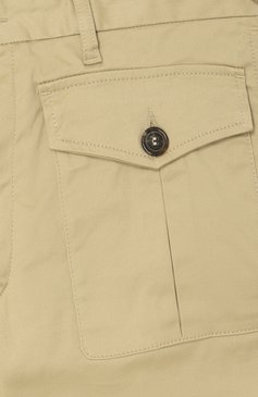 Мужские хлопковые брюки DSQUARED2 бежевого цвета, арт. S74KB0996/S39021 | Фото 6 (Длина (брюки, джинсы): Стандартные; Материал внешний: Хлопок; Случай: Повседневный; Стили: Кэжуэл; Силуэт М (брюки): Чиносы)