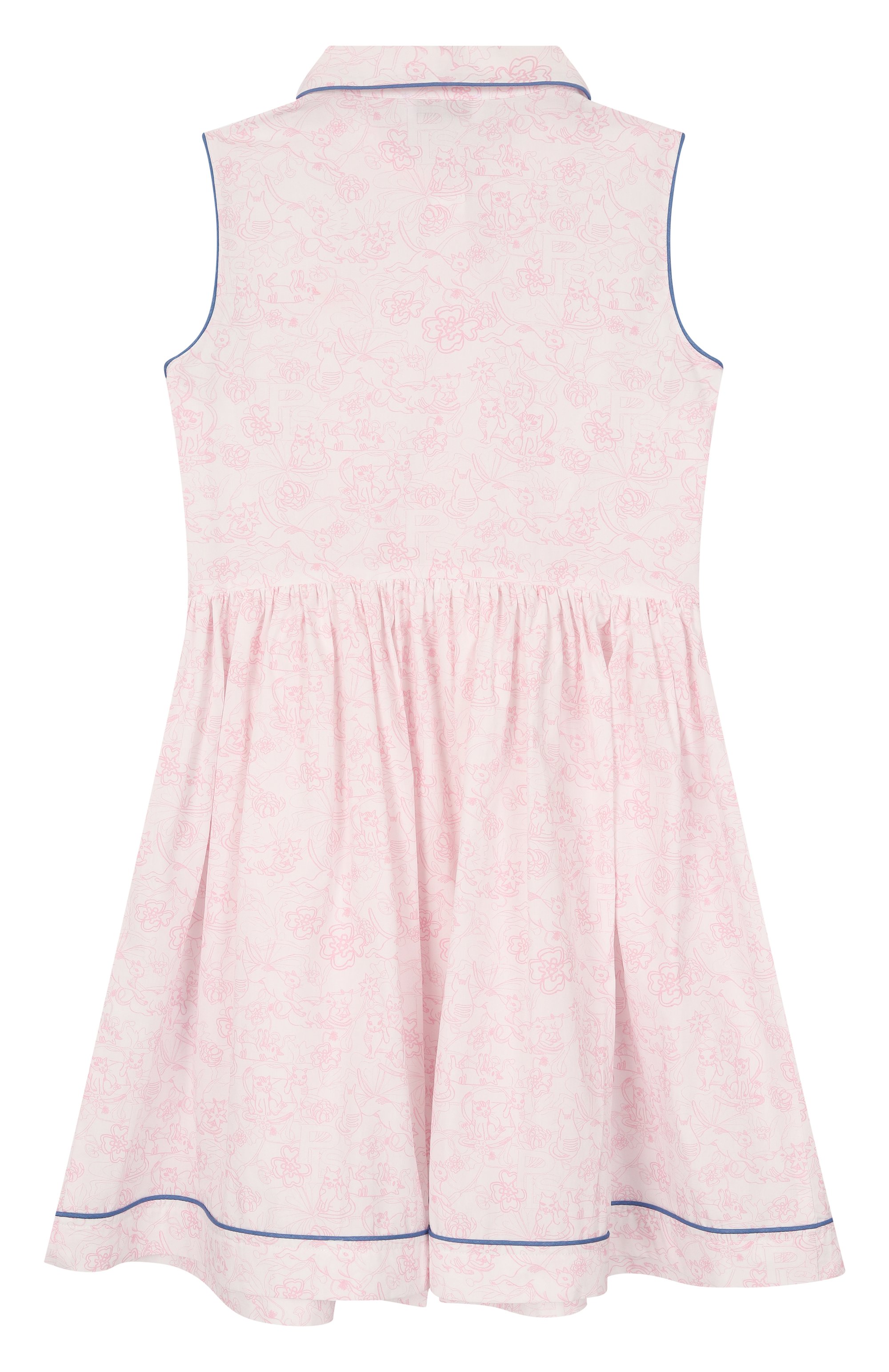 Хлопковое платье PHILOSOPHY DI LORENZO SERAFINI KIDS, арт. I1E904/5609/12-14, фото 2