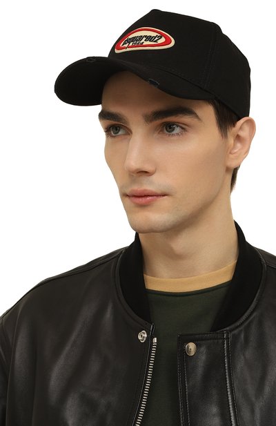 Хлопковая бейсболка DSQUARED2, арт. BCM0647 05C00001, фото 2