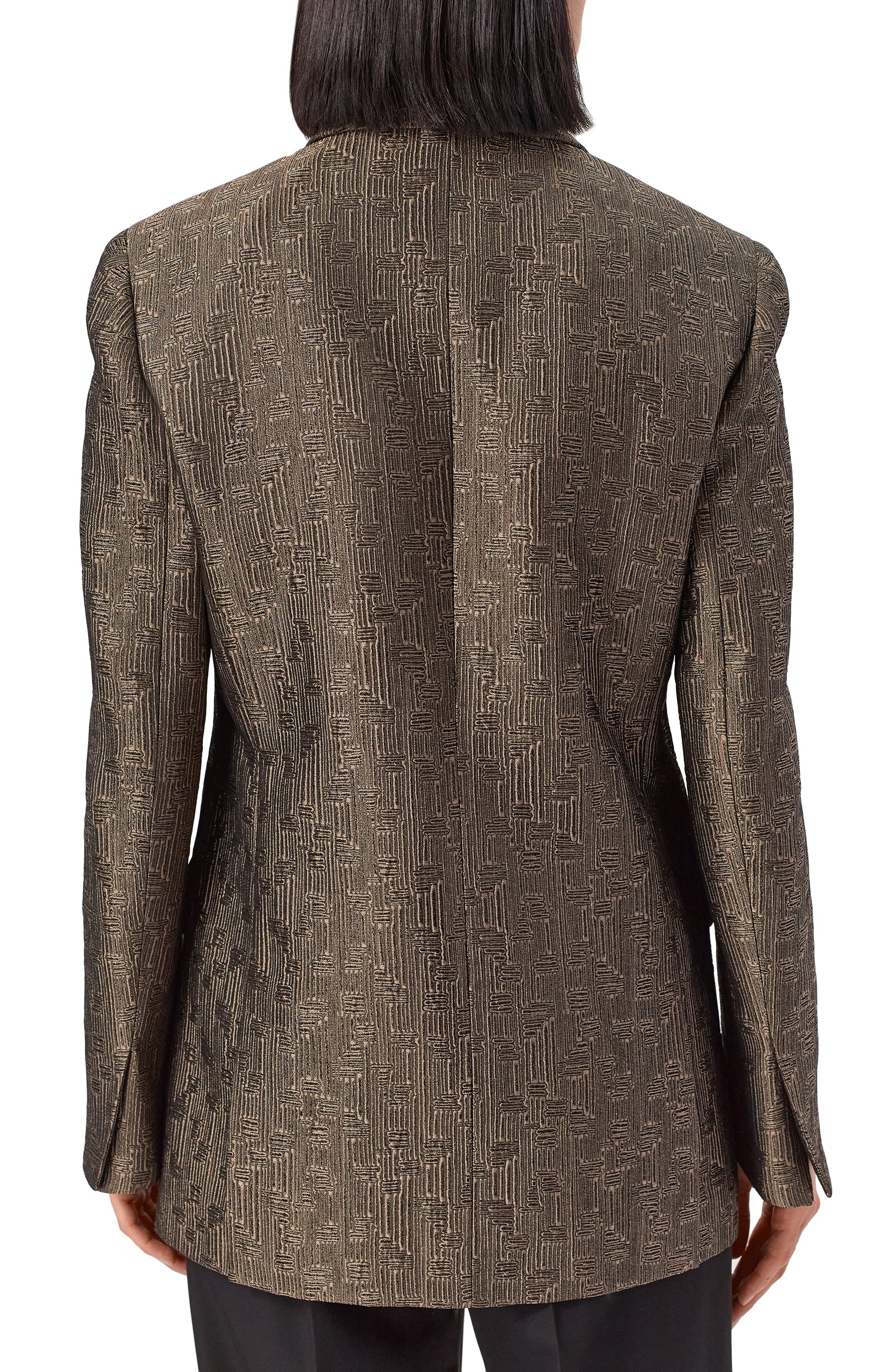 Жакет из шелка и шерсти GIORGIO ARMANI, арт. GW001951/TE16797, фото 4