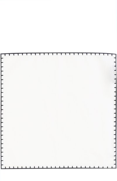 Платок из смеси льна и хлопка ZEGNA белого цвета по цене 16700 руб., арт. Z2I00/37A, фото 2 Платок из смеси льна и хлопка ZEGNA, арт. Z2I00/37A, фото 2