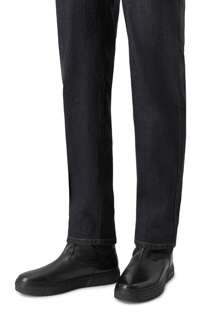 Кожаные сапоги polacco chamonix W.GIBBS, арт. 1871005/VITELL0 B0X/DENVER FUR, фото 3