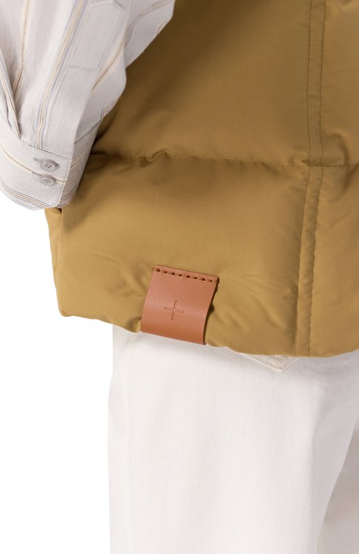 Пуховый жилет Jil Sander J40AF0169-J74276 Жёлтый  J40AF0169-J74276 Фото 5