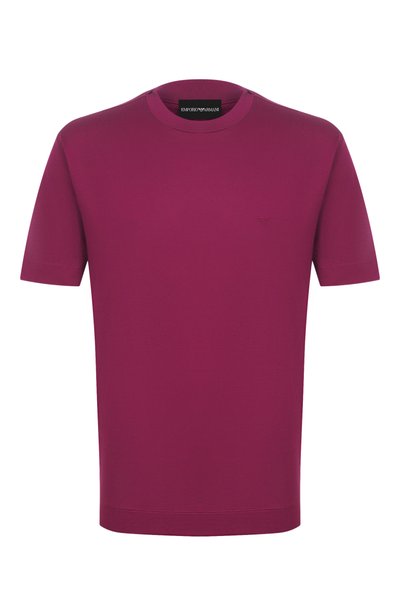 Мужская хлопковая футболка EMPORIO ARMANI, арт. EM006779/AF28078