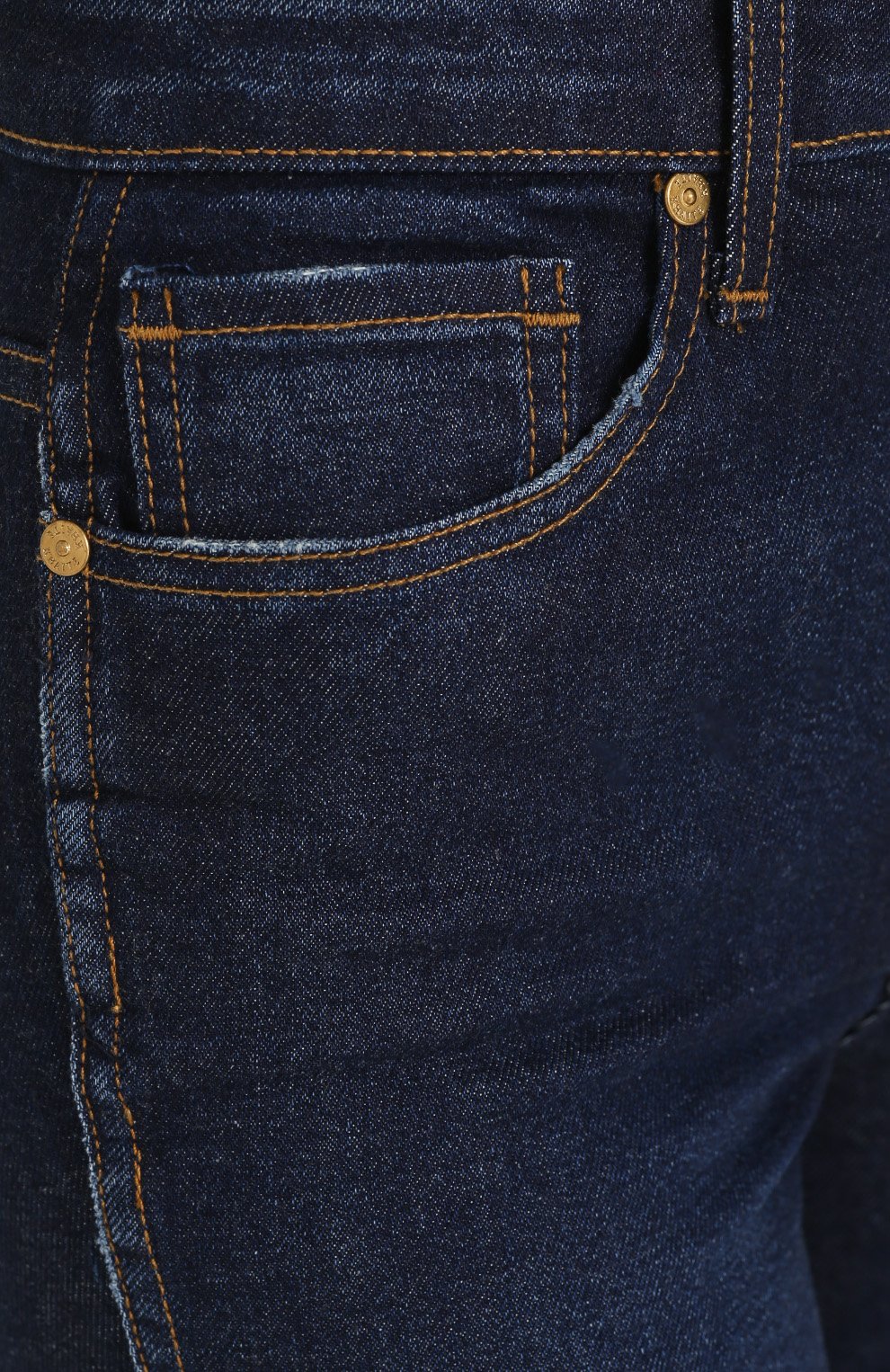 Джинсы прямого кроя с контрастной прострочкой KHAITE, арт. 1000-016/W901, фото 5