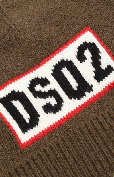 Шапка из шерсти и хлопка DSQUARED2, арт. DQ3122/D0AFJ, фото 3
