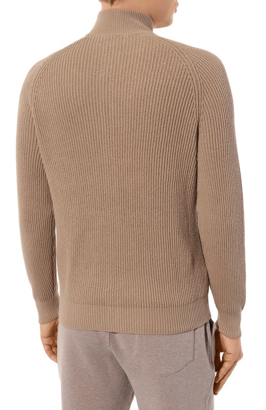 Хлопковый кардиган Brunello Cucinelli M2W70B2306 Бежевый  M2W70B2306 Фото 4