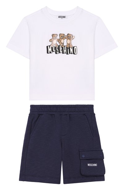 Комплект из футболки и шорт MOSCHINO, арт. HUG00W/LCA88