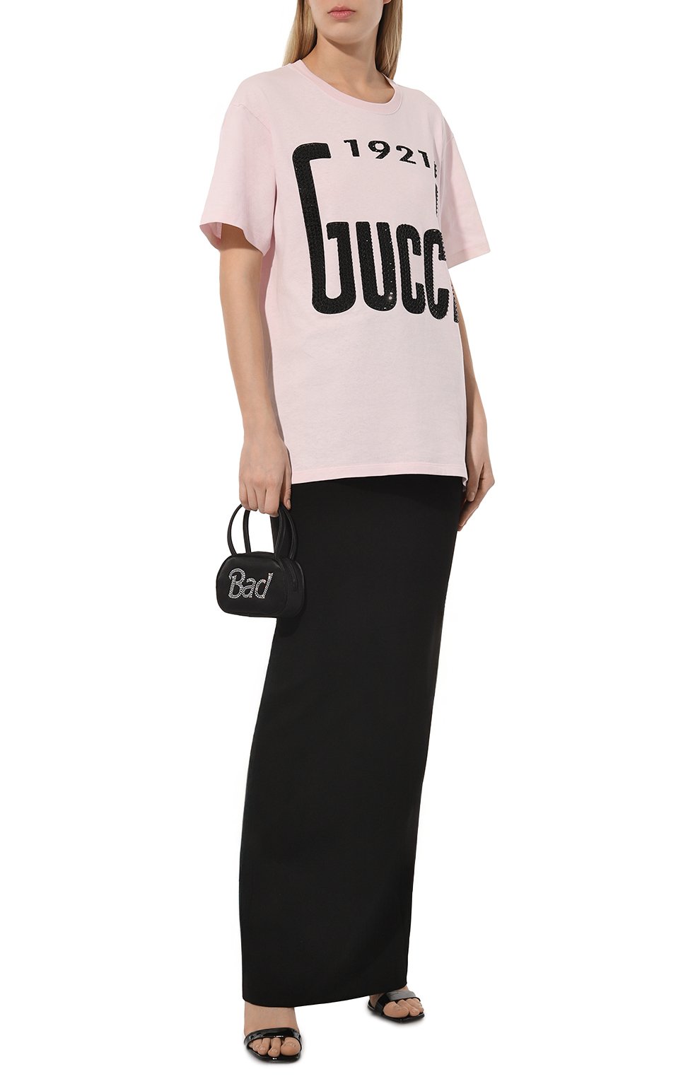 Хлопковая футболка GUCCI, арт. 615044/XJDZT, фото 2
