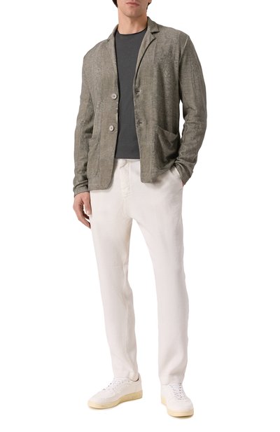 Пиджак изо льна и хлопка TRANSIT, арт. CFUTRZ18531E, фото 3