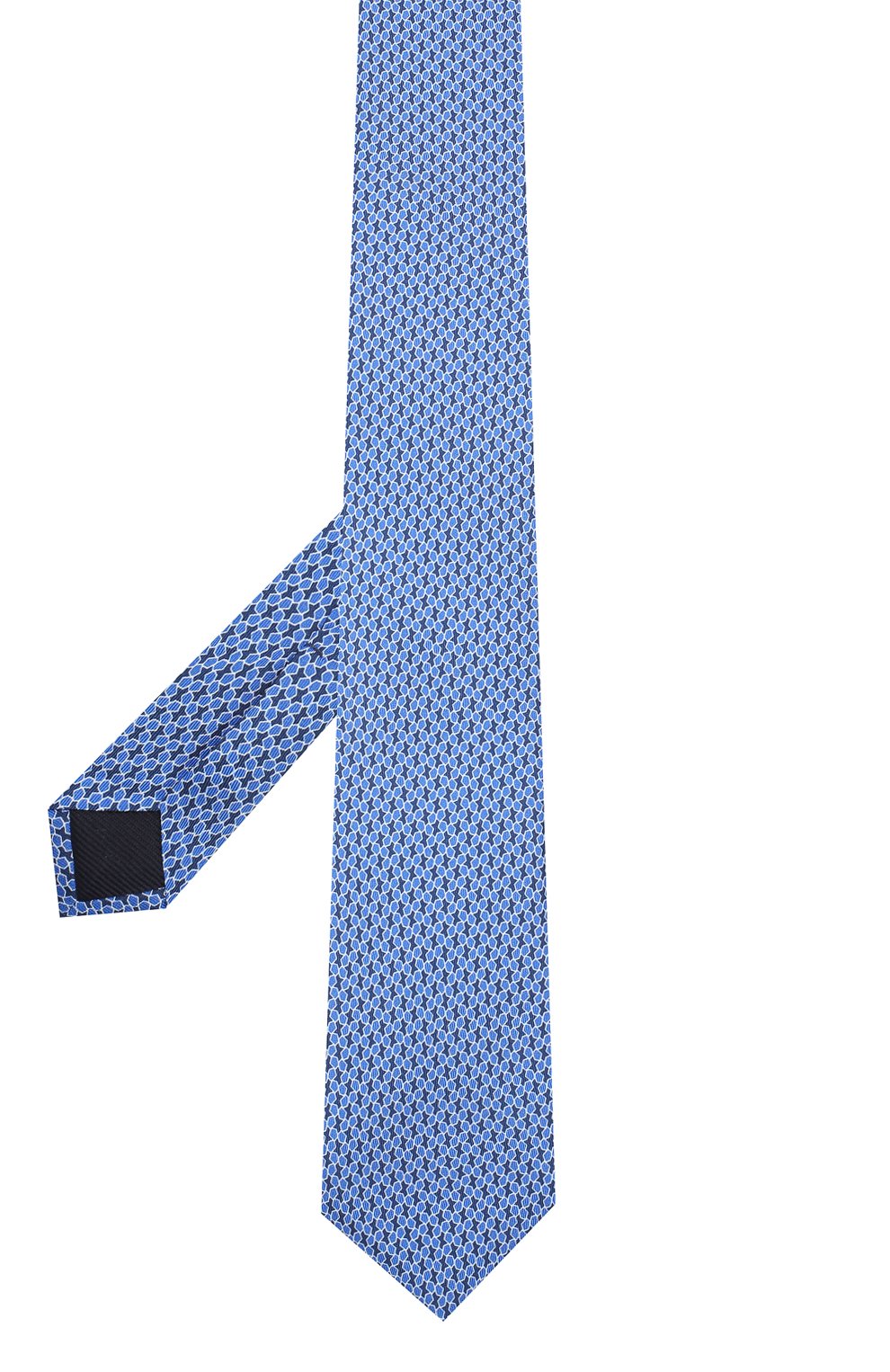 Шелковый галстук CORNELIANI синего цвета по цене 11350 руб., арт. 83U302-9120431/00, фото 2 Шелковый галстук CORNELIANI, арт. 83U302-9120431/00, фото 2