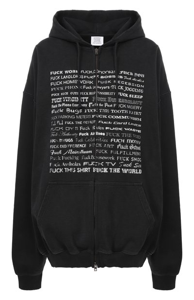 Женский хлопковая толстовка VETEMENTS, арт. ME76ZU211BX/1302 M0LLET0N