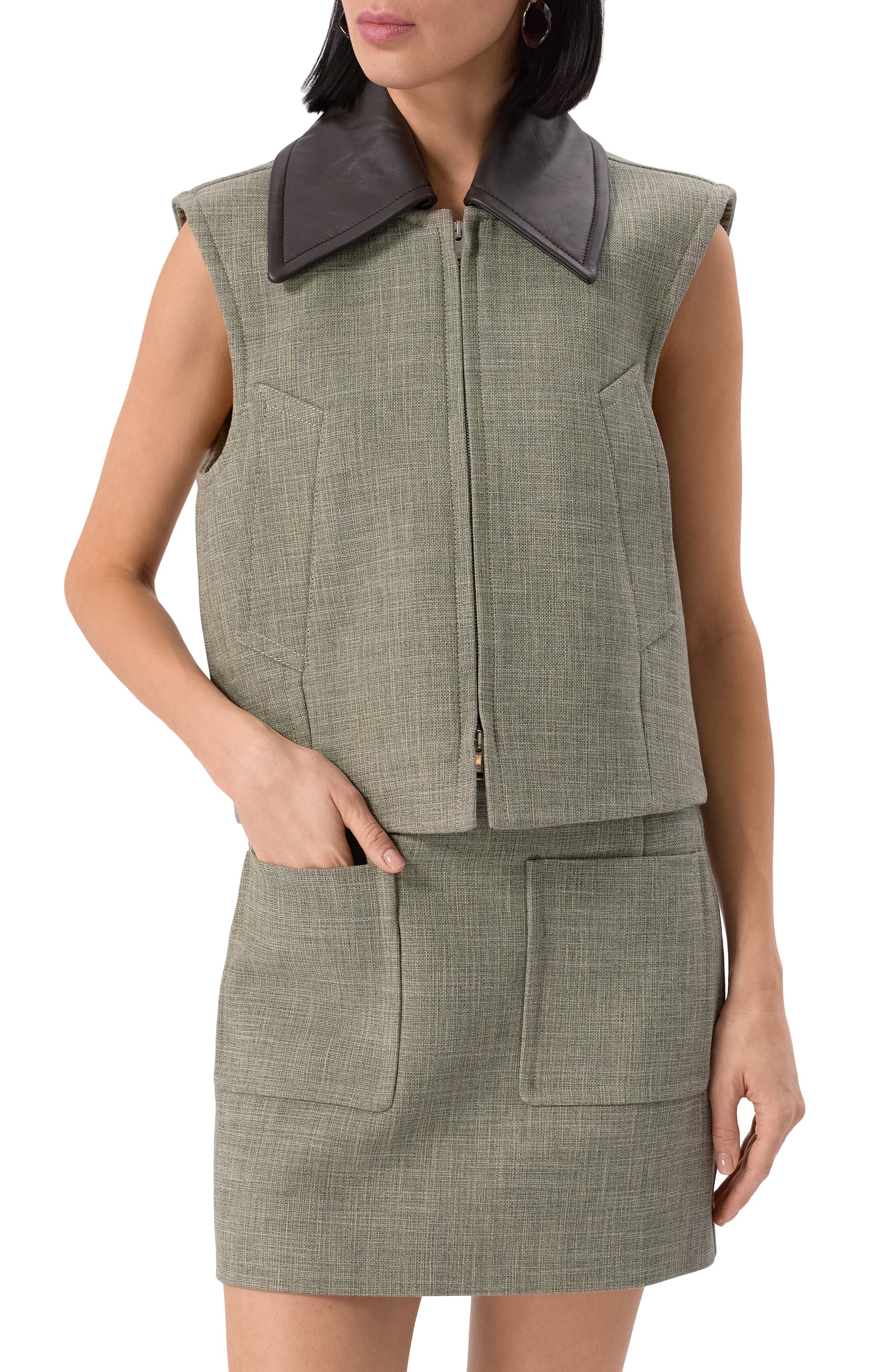 Жилет из вискозы и хлопка BOTTEGA VENETA, арт. 812015/VKPH0, фото 3