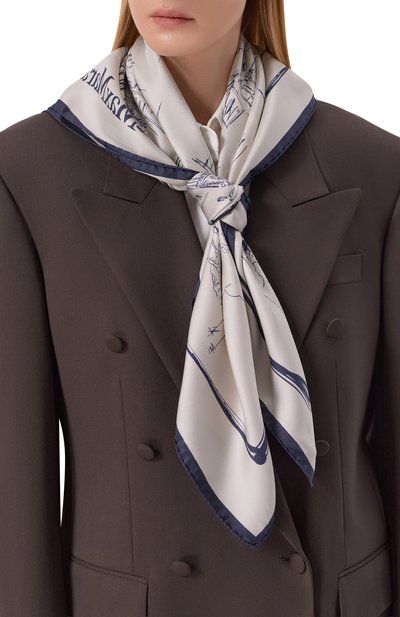 Женский шелковый платок MAX MARA, арт. MXACARRE90W2