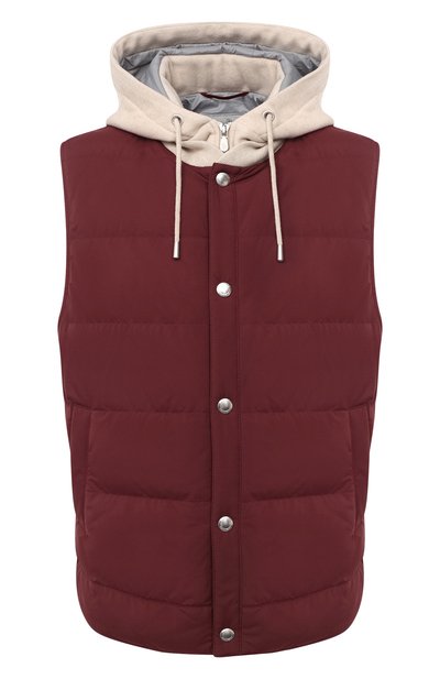 Пуховый жилет BRUNELLO CUCINELLI, арт. MM4593870G, фото 1