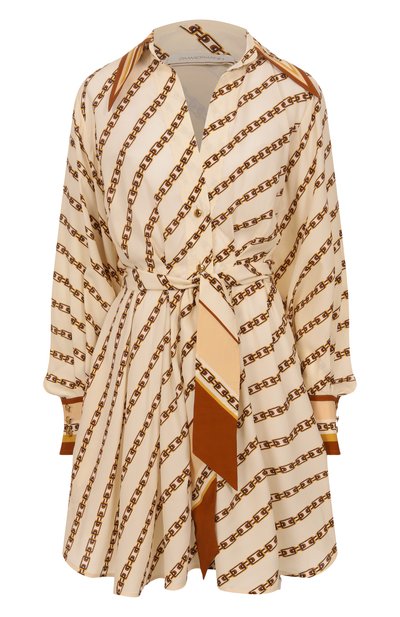 Женское платье из вискозы и шелка ZIMMERMANN, арт. 4184DS25R