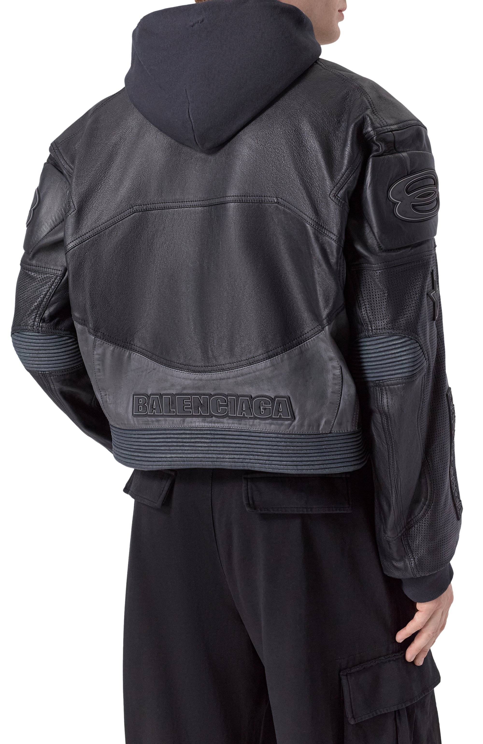 Кожаная куртка BALENCIAGA, арт. 830894/TSS01, фото 4