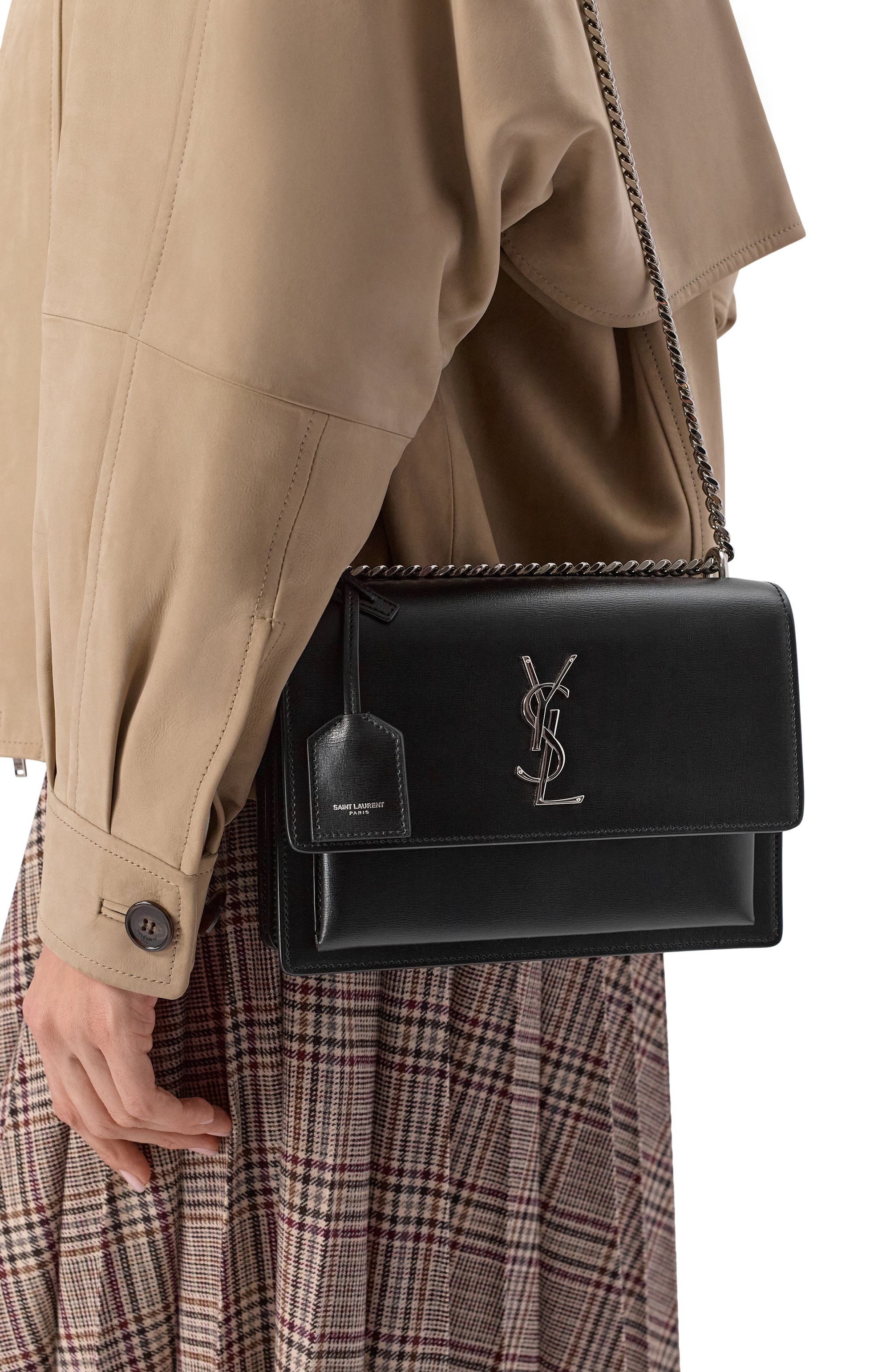 Сумка sunset monogram medium SAINT LAURENT, арт. 442906/D420N, фото 2