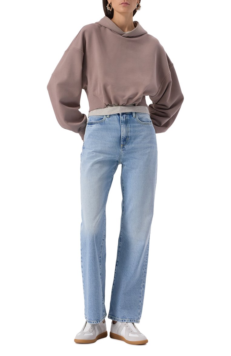 Хлопковое худи LOW CLASSIC, арт. LW251TS01RB, фото 1