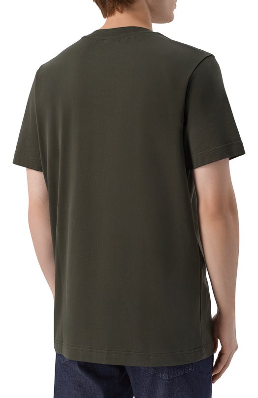 Хлопковая футболка Bogner 58146604 Хаки  58146604 Фото 4