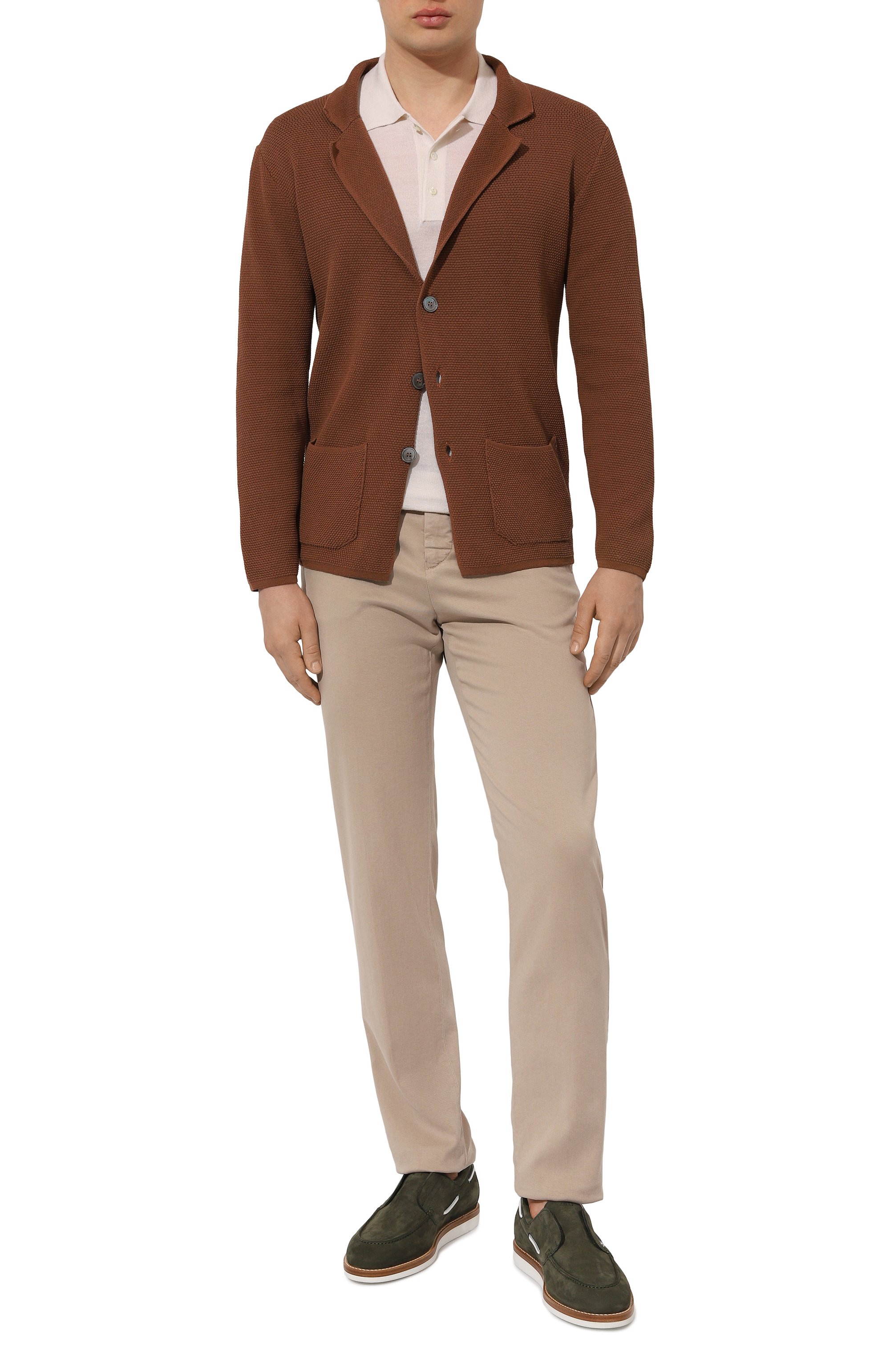 Замшевые лоферы ZILLI, арт. H0077AM1003VHA001, фото 2