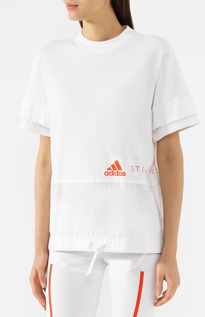 Хлопковая футболка ADIDAS BY STELLA MCCARTNEY, арт. DT9315, фото 3