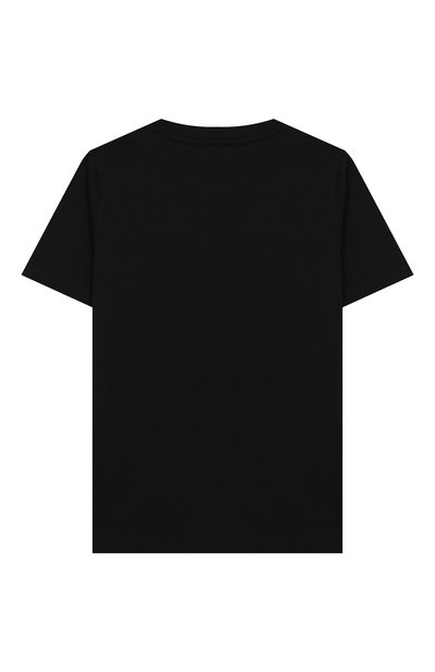 Хлопковая футболка BURBERRY черного цвета по цене 10750 руб., арт. 8008881, фото 2 Хлопковая футболка BURBERRY, арт. 8008881, фото 2