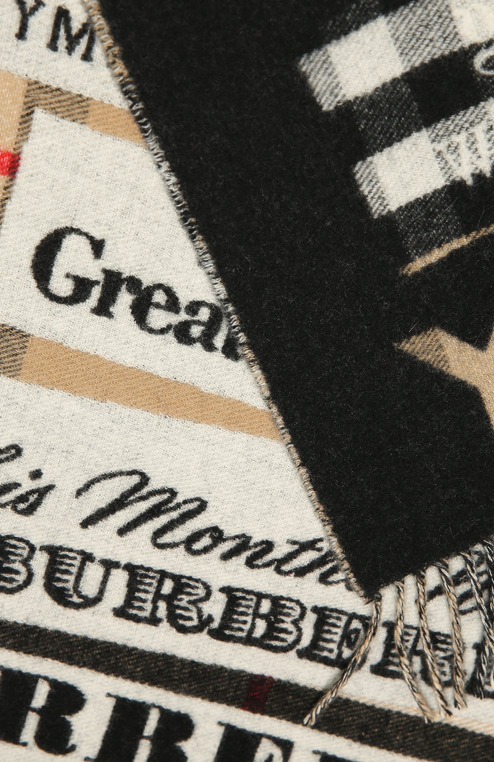 Кашемировый шарф BURBERRY бежевого цвета по цене 93850 руб., арт. 8037574, фото 2 Кашемировый шарф BURBERRY, арт. 8037574, фото 2