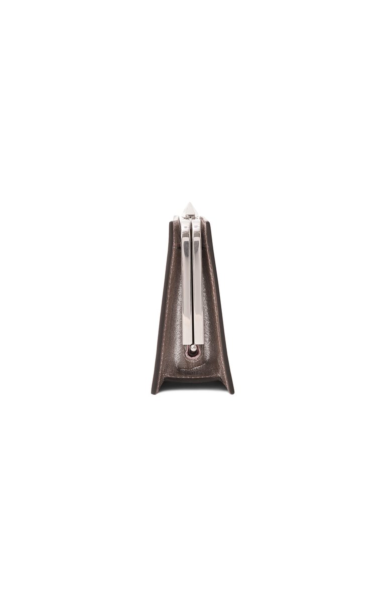 Женский клатч diamond cocktail JIMMY CHOO серебряного цвета, арт. DIAM0ND C0CKTAIL/S/DHD | Фото 4 (Размер: mini; Материал: Текстиль; Женское Кросс-КТ: Клатч-клатчи, Вечерняя сумка)