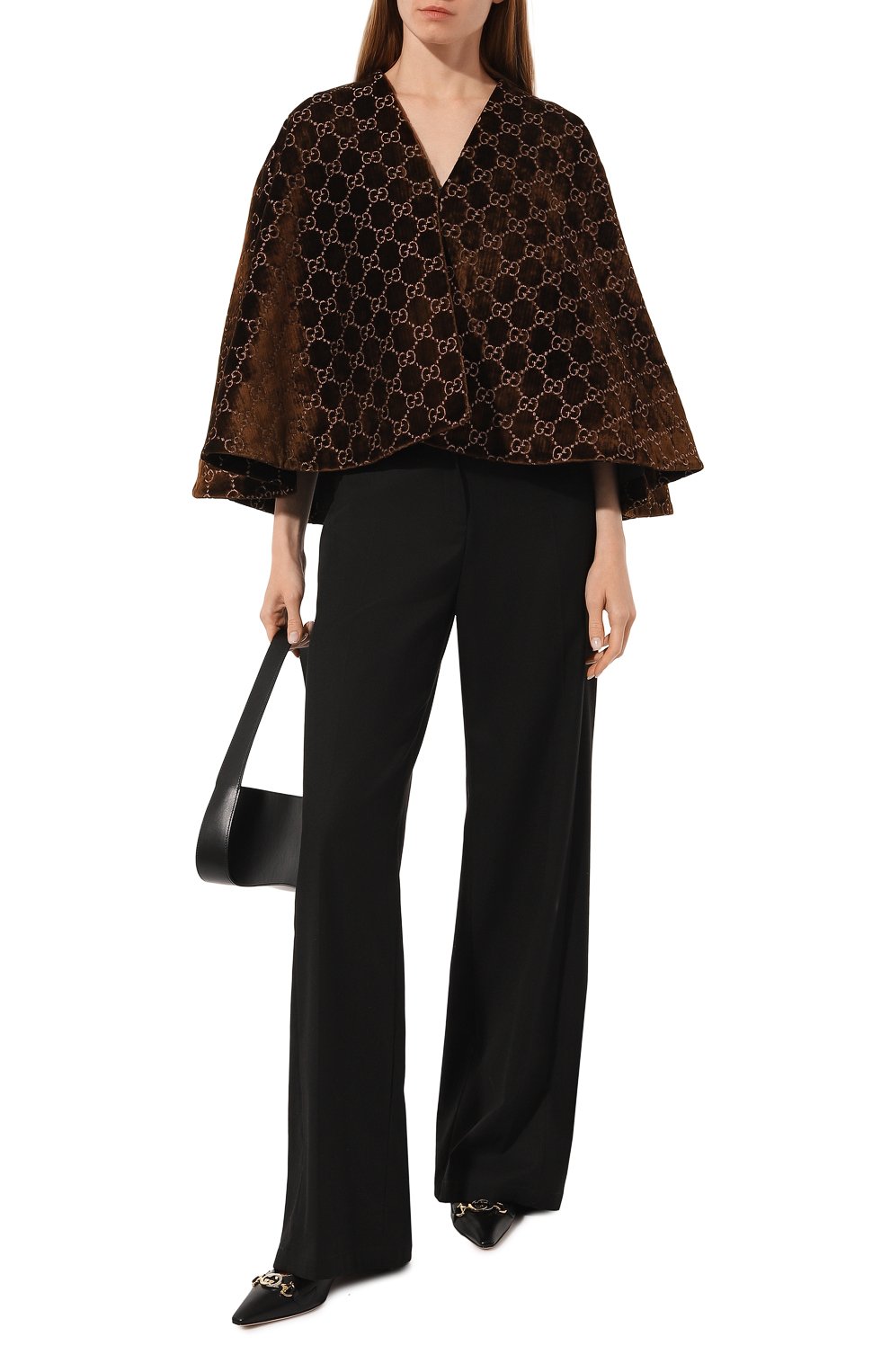 Вельветовое пончо GUCCI, арт. 555210 3GC34, фото 2