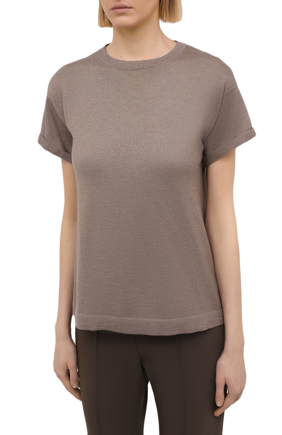 Пуловер из кашемира и шелка BRUNELLO CUCINELLI, арт. M41810000, фото 3