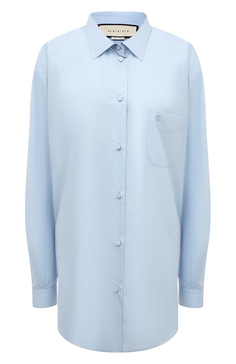 Хлопковая рубашка GUCCI, арт. 619474 ZAEVU, фото 1